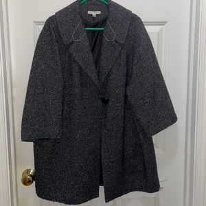 CAbi Blair coat/ jacket black/navy #689 Large